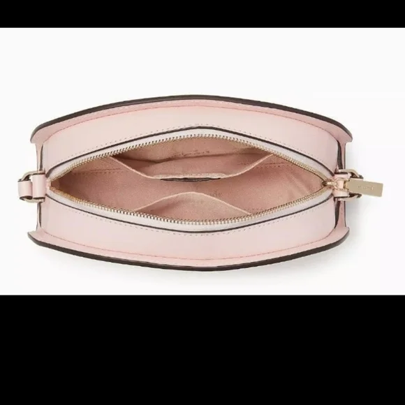 Kate Spade Perry Saffiano Leather  Dome Crossbody Bag, Chalk Pink - Picture 4 of 5